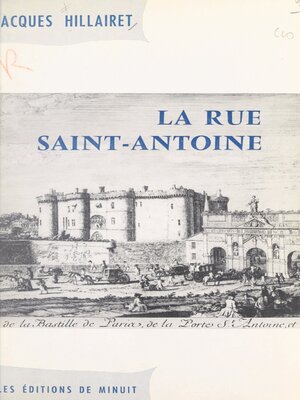 cover image of La rue Saint-Antoine